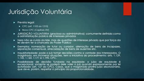 jurisdição voluntária